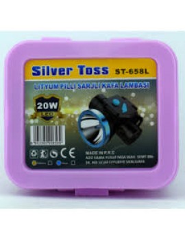 Silver Toss ST-658L Kafa Feneri Şarjlı 20 Watt