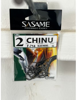 Sasame Chinu F-714 Serisi Olta İğnesi Black Nickel NO;2