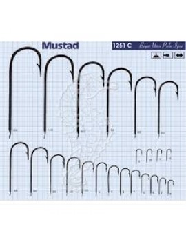 Mustad 505 Çapraz Tekli Olta İğnesi Bronz #2/0 (25 adet)